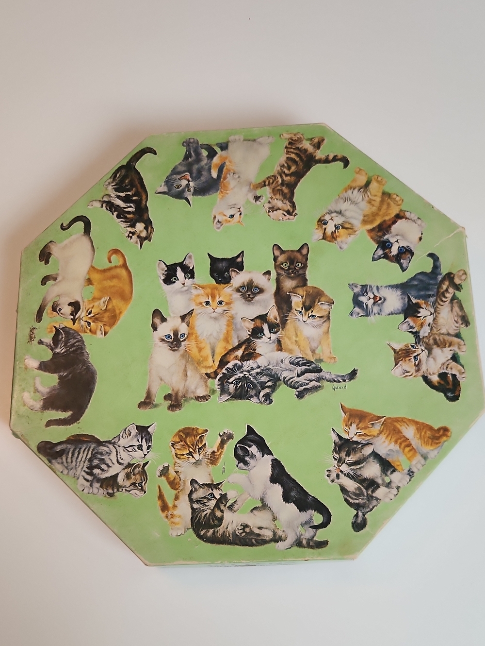 Vintage-1968 Springbok Puzzle -KITTENS -Girard Goodenow- Okta Puzzle-500 Pc